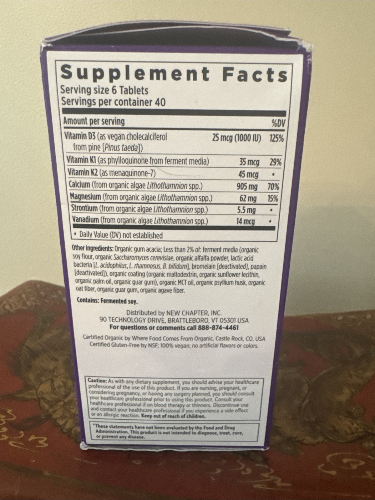 New Chapter Bone Strength Take Care Tiny Tabs – 240 Tablets
