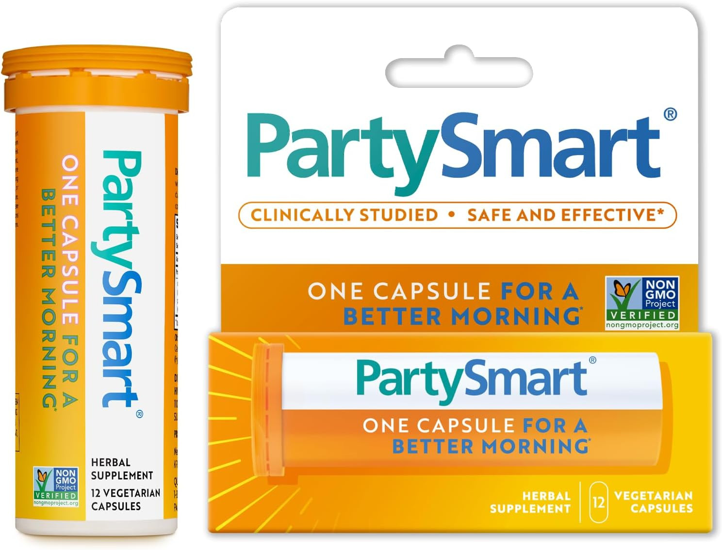 Himalaya Partysmart, 12 Capsule Tube – Alcohol Breakdown Liver Support for a Bet
