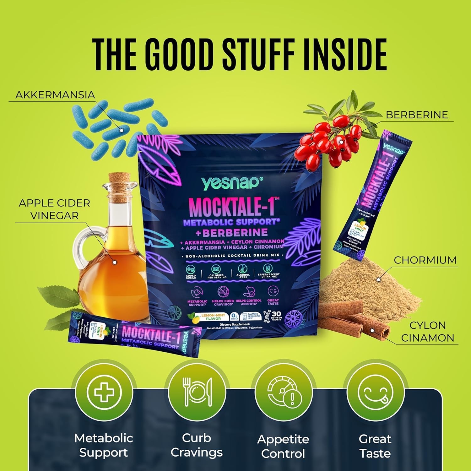 Great Value ! Yesnap MOCKTALE-1 Metabolic Weight Management Support Supplemen
