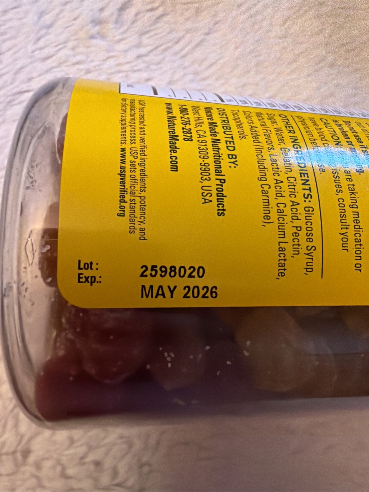 Nature Made Mens Multivitamin Gummies with Omega-3, 150 Count Exp 07/2026