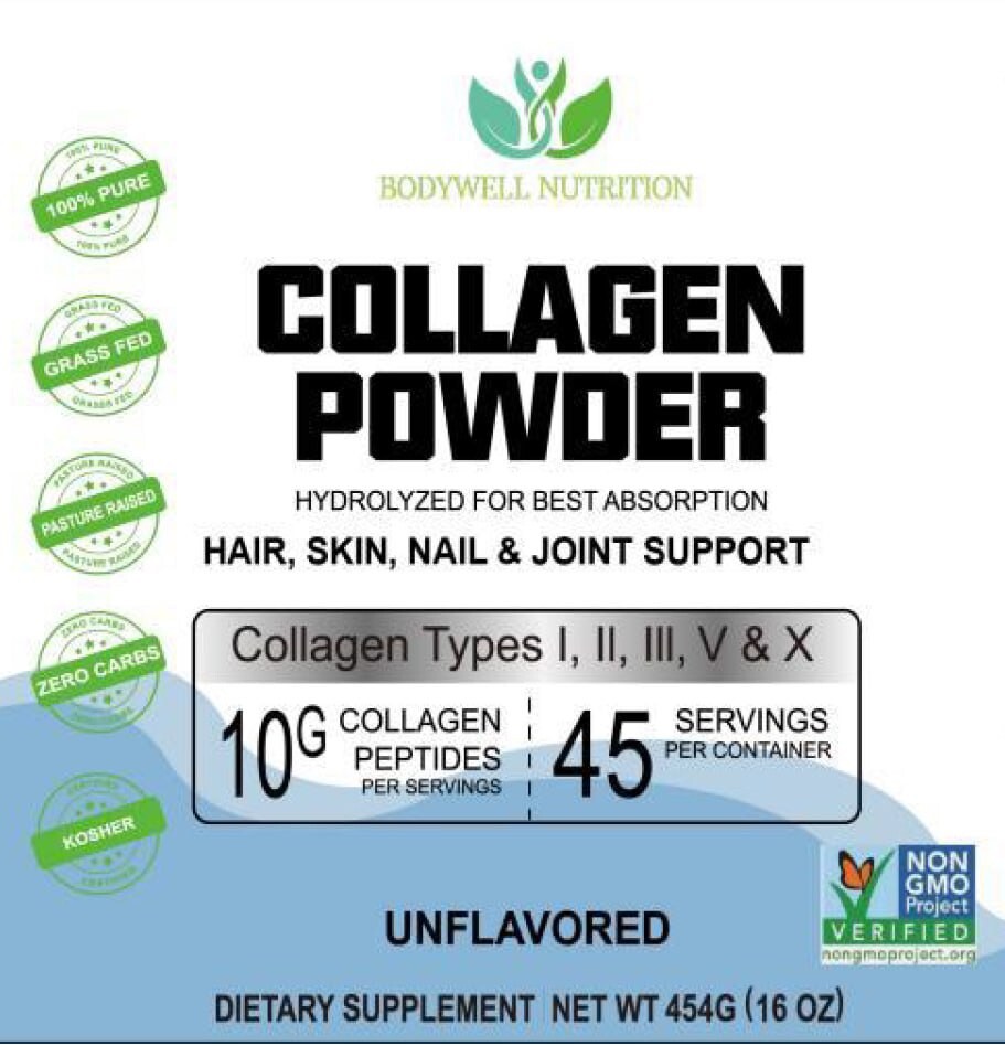Multi-collagen Hydrolyzed Peptides Powder – 16oz