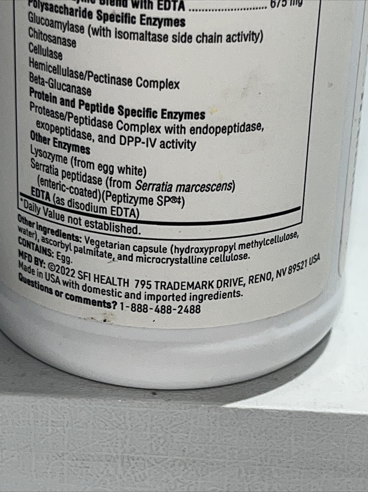 Comeplete Digestive Enzyme Micro biome Health, 120 Caps, Sealed