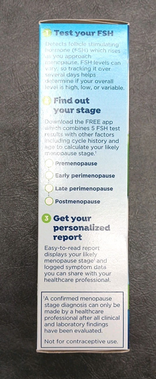 Clearblue Menopause Stage Indicator 5 Test Sticks Exp 02-2026 SEALED