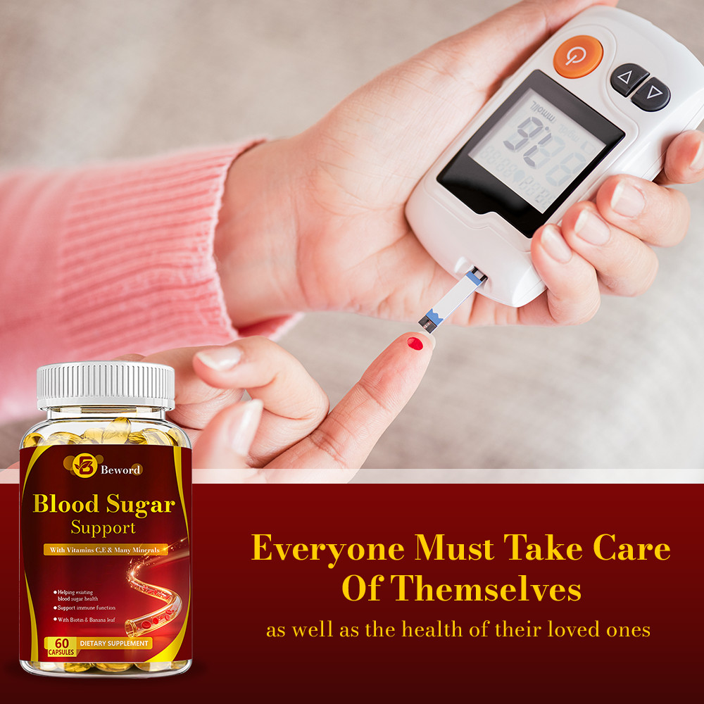 Blood Balance Capsules – Blood Sugar Support & Blood Pressure Supplement