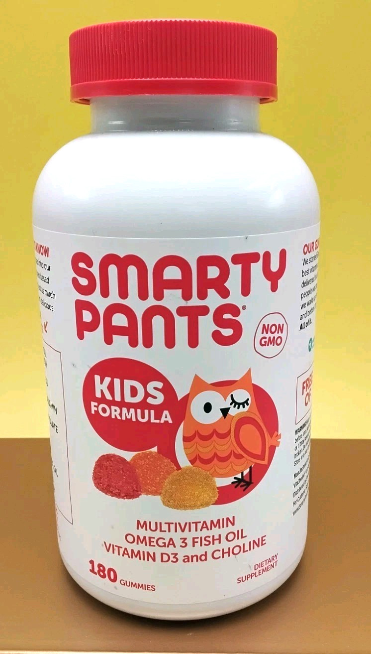 2 x SmartyPants Kids Formula Multivitamin Gummies 180ct each