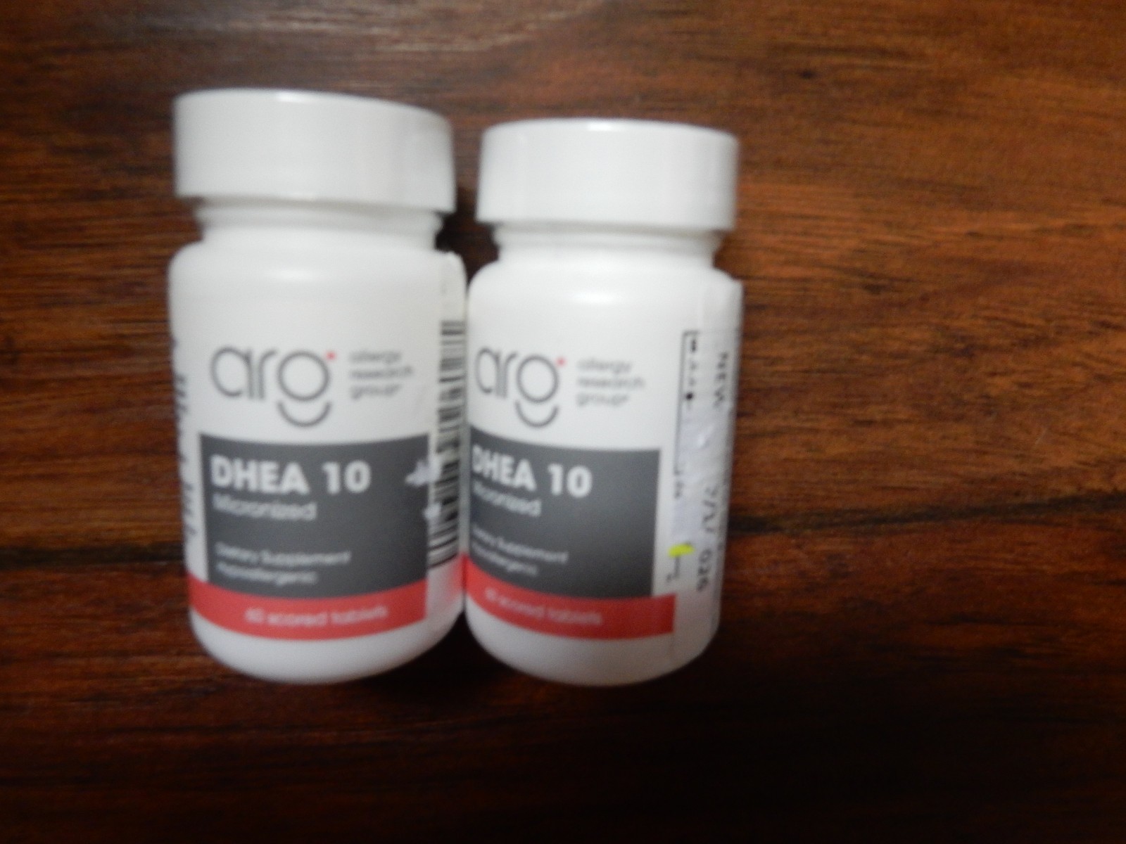 Allergy Research Group DHEA 10, 60 Tablets- Lot Of 2, Expires 12/2026, Free Ship