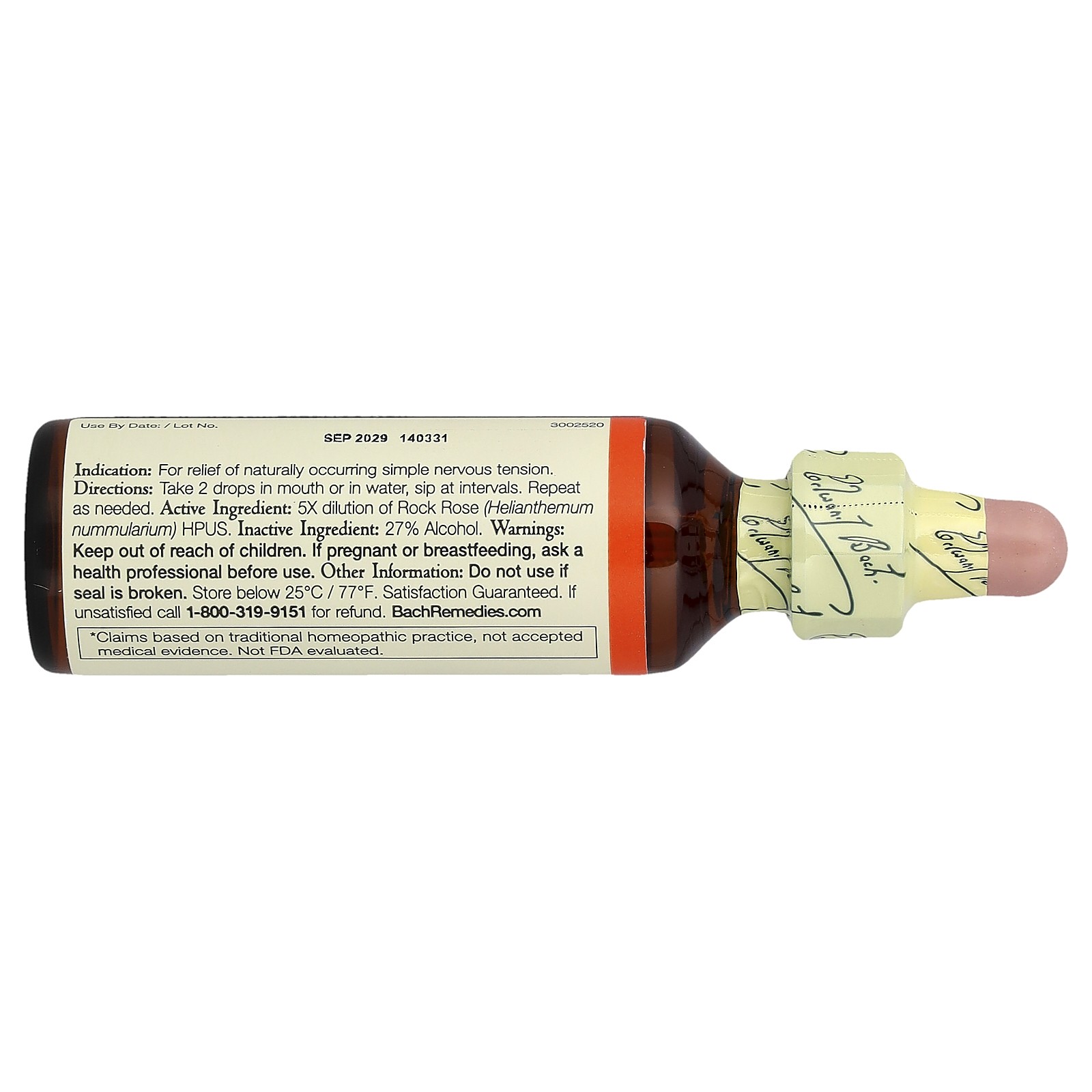 Original Flower Remedies, Rock Rose, 0.7 fl oz (20 ml)