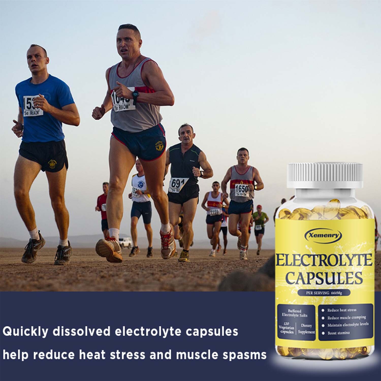 120pcs Electrolyte – Potassium, Magnesium – Muscle Health, Energy & Endurance