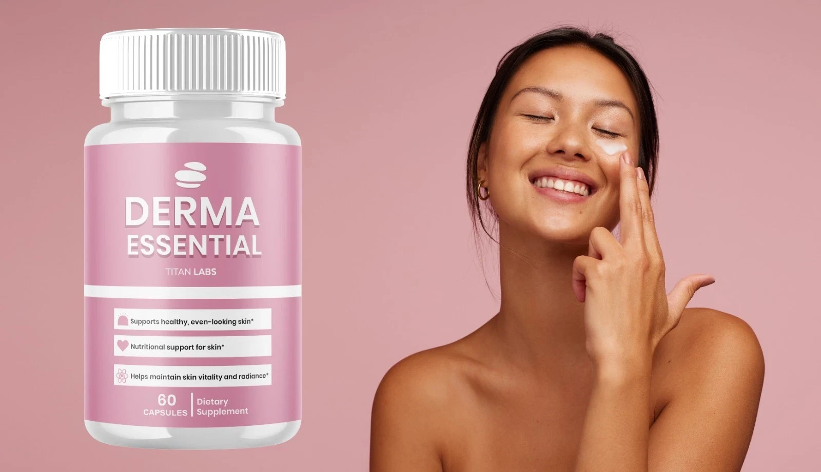 2 Pack Derma Essential Probiotics Advanced Healthy Skin Support 60 Capsules F S