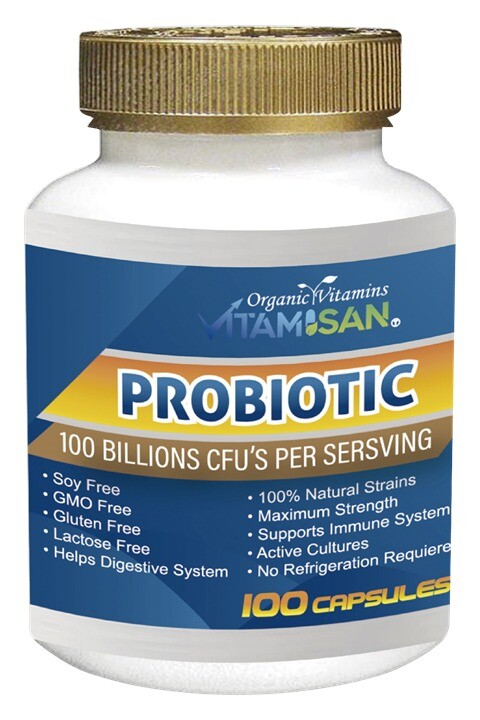 Probiotic Flora colon Probioticos Digestion 100 Mil billones Cfu 200