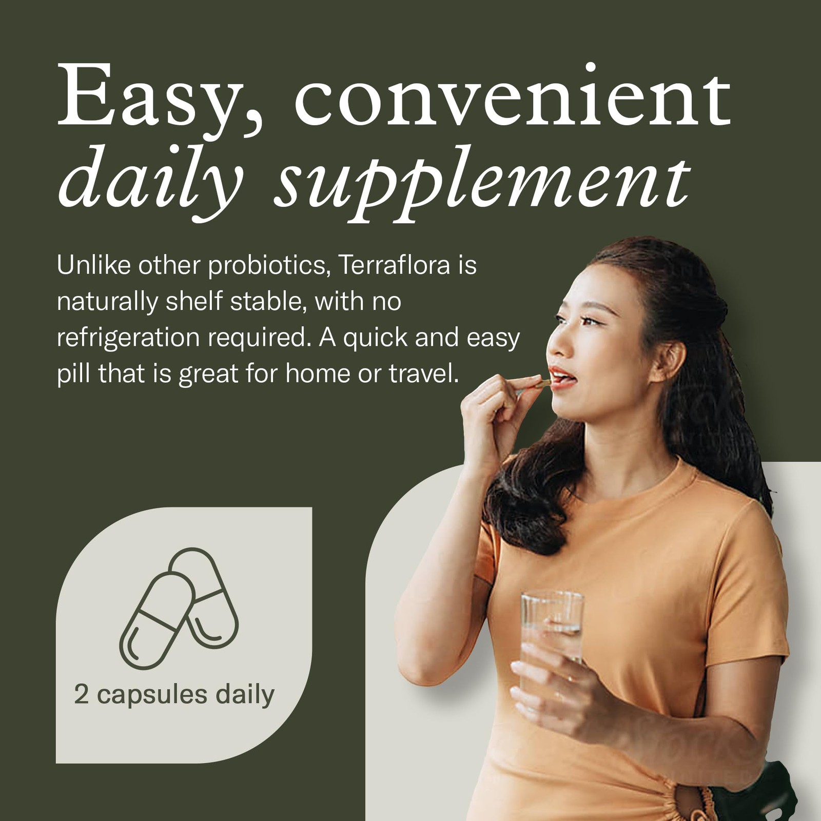 Terraflora Daily Care synbiotic of probiotics and prebiotics for Women and Me…