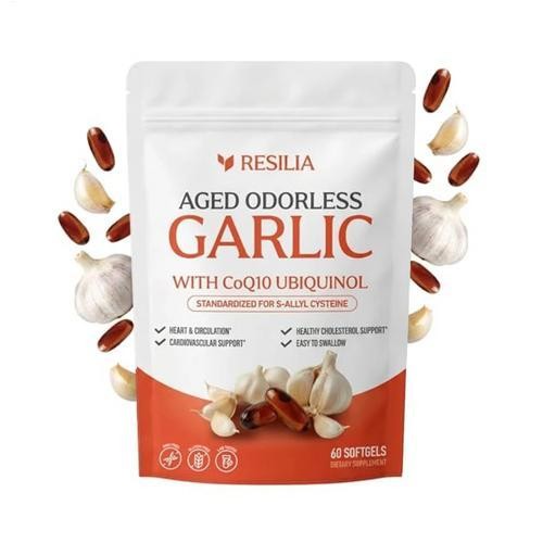 3PCS Garlic Extract 600mg Softgels (60 Count) Aged Garlic Extra