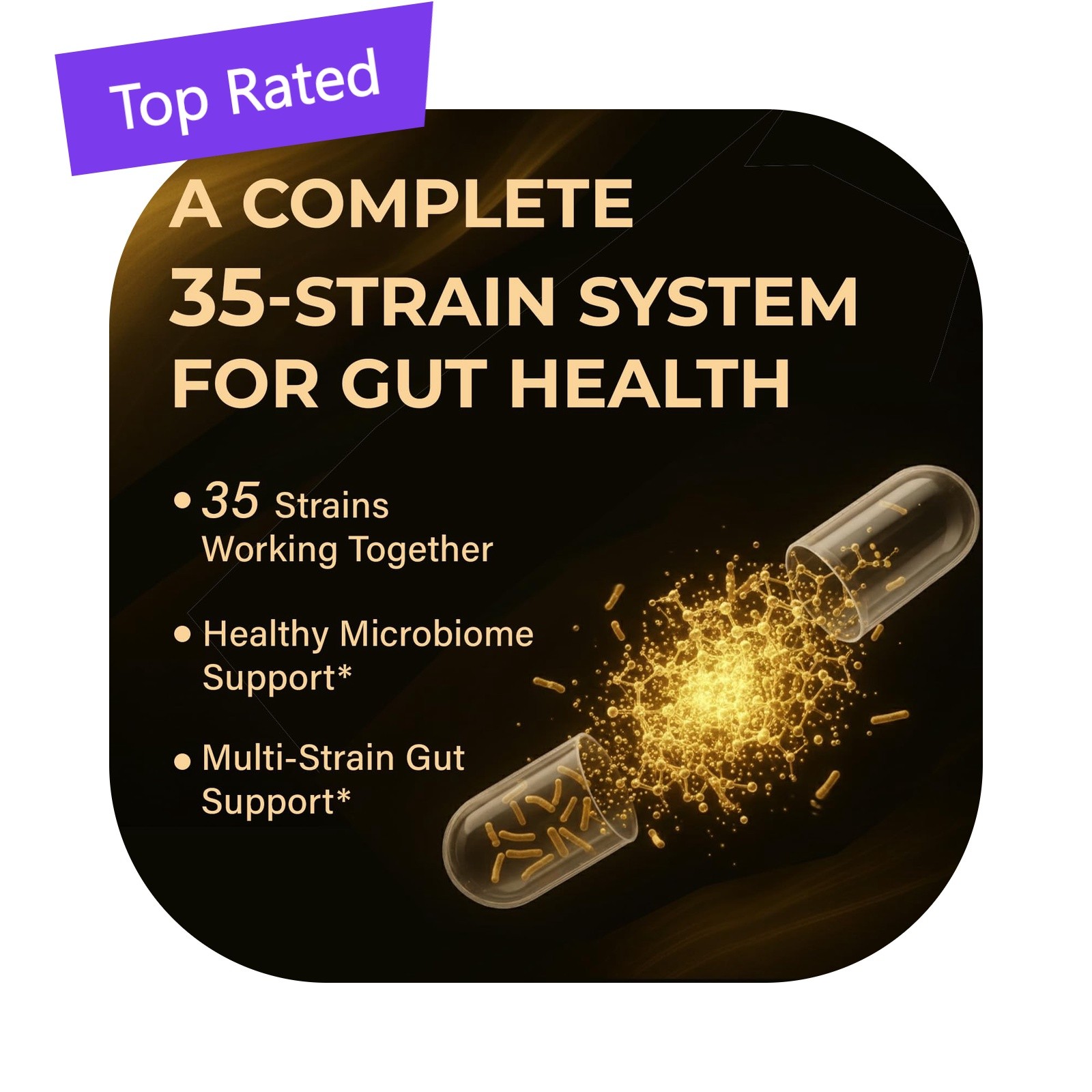Proriginal Probiotics 60 Count Men Women Gut Health Vegan