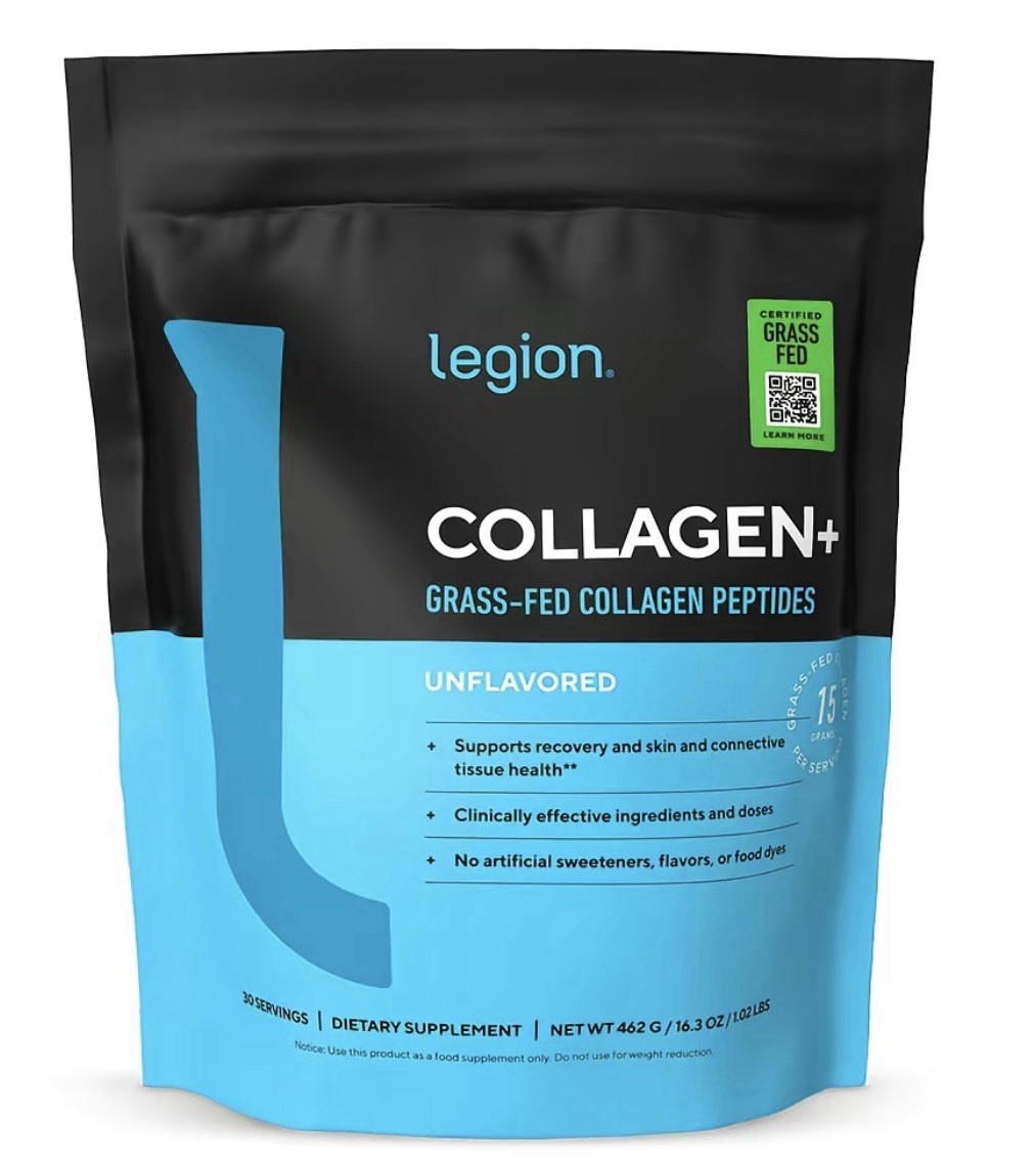 Legion Collagen+ Protein Supplement Powder UNFLAVORED 30 Servings Exp 03/28 New
