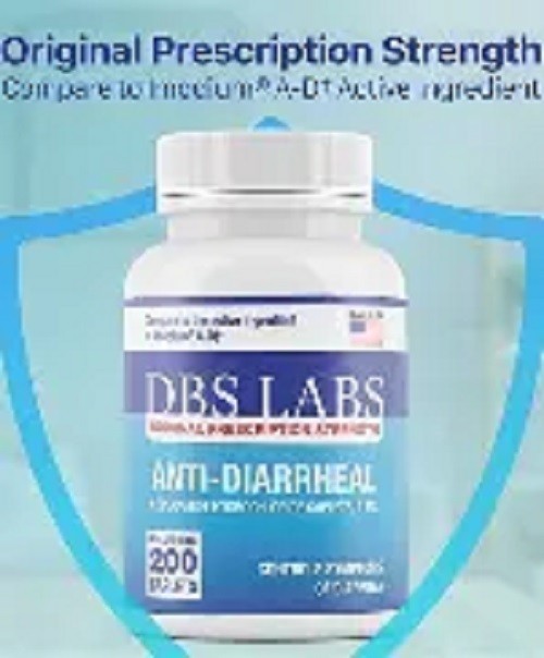 Wellspring meds, DBS Labs Anti-Diarrheal, 2MG | 200 Caplets – Exp 09/2028