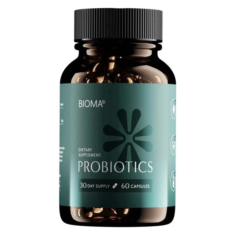 Bioma Probiotics for Digestive Health Gut Health Probiotic 60 Capsules