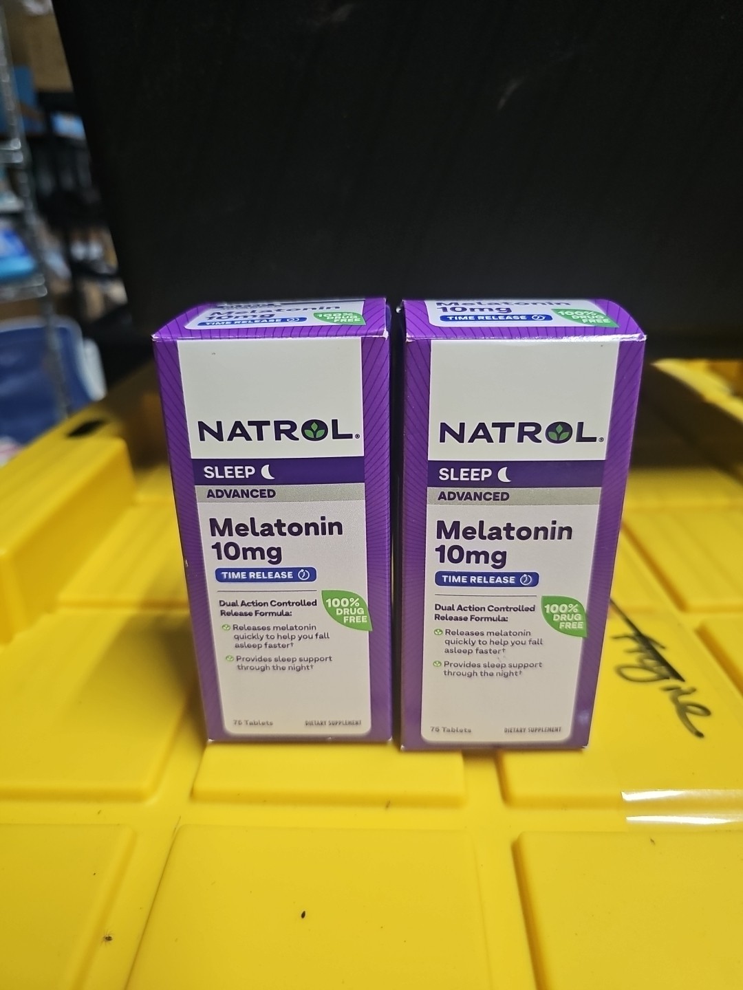 2x Natrol Melatonin time release Tablets, 10 mg, 75 tabs , EXP 05/26+