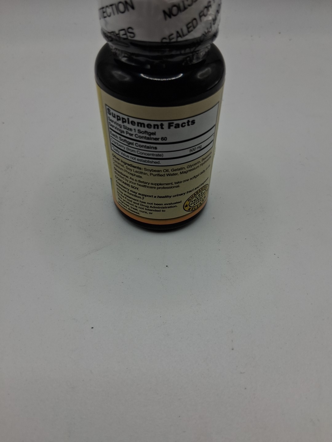 3x Natures Blend Cranberry Concentrate Gels 500Mg. 60Ct. Ea.(LotOf 3)Exp:07/2026