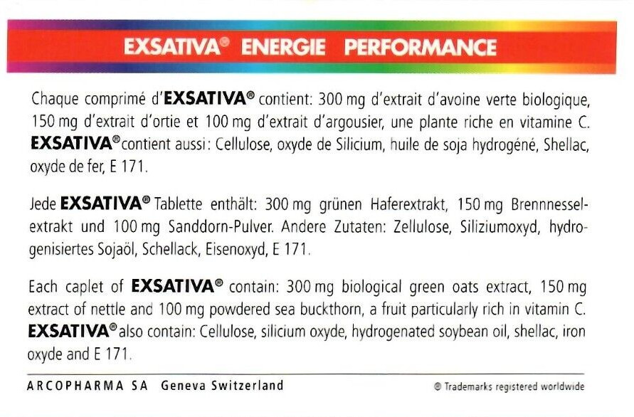 PLAYBOY FORUM EXSATIVA SWISSOATS A-111 IASHS studied Male Factor