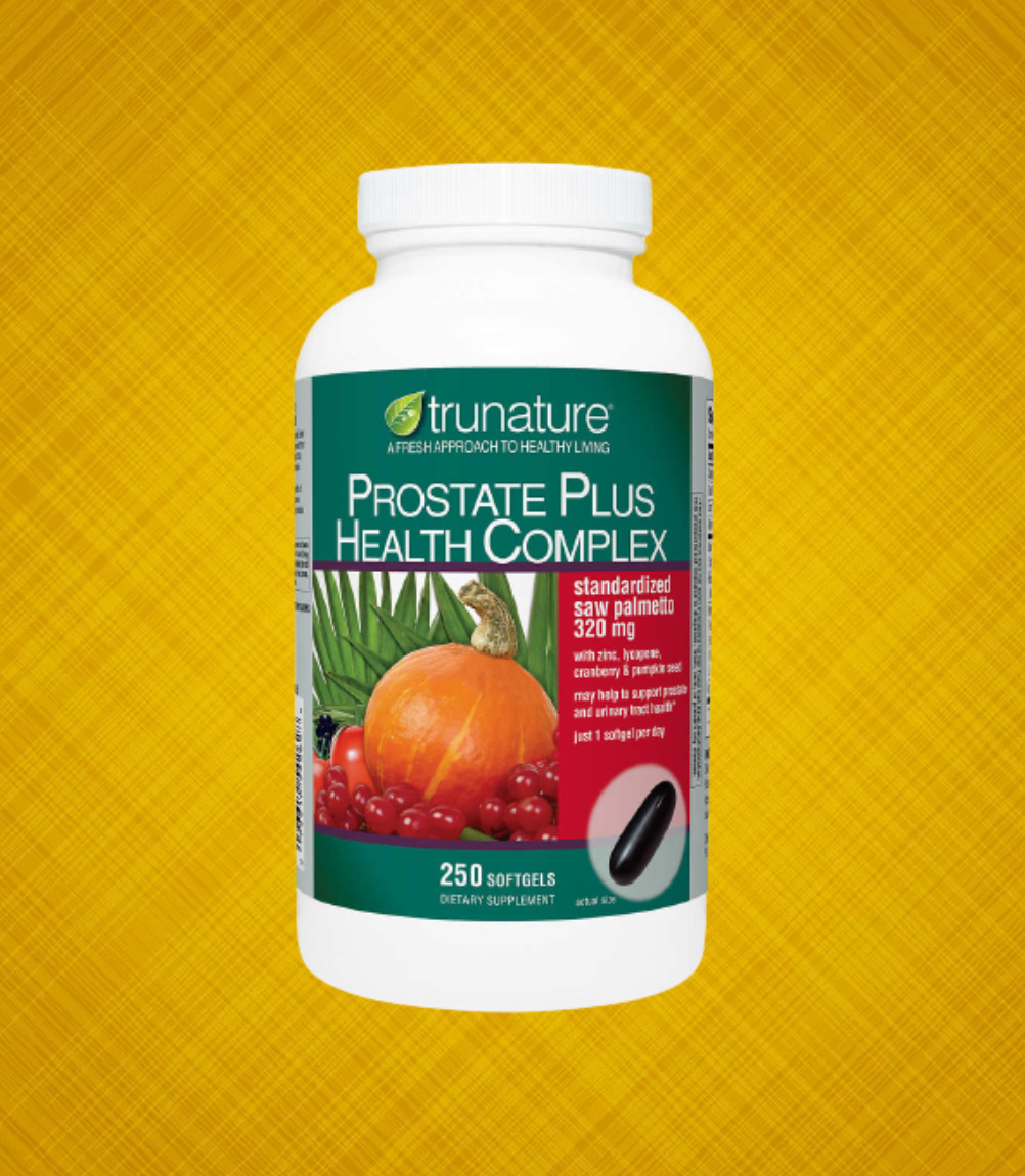 trunature Prostate Plus Health Complex, 250 Softgels with Saw Palmento Exp 07/25