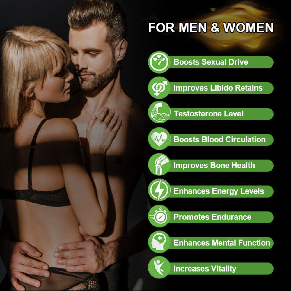 3 Pack Horny Goat Weed Extract with Maca, Saw Palmetto Ginseng, Arginine Support