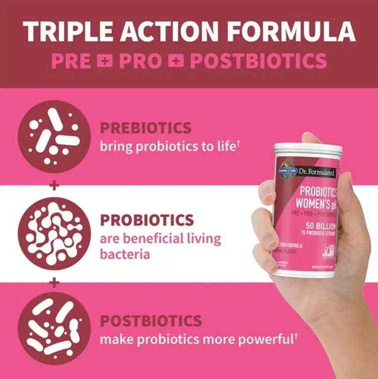 Garden of Life Dr. Formulated Probiotics Women’s PH 50 Billion – 30 Capsules