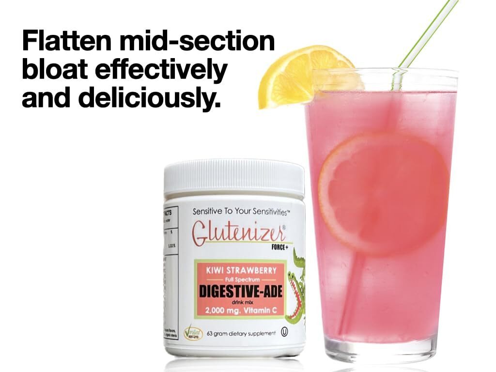 Sufficient C Glutenizer Force Plus Kiwi-Strawberry Digestive Drink Mix 2000mg