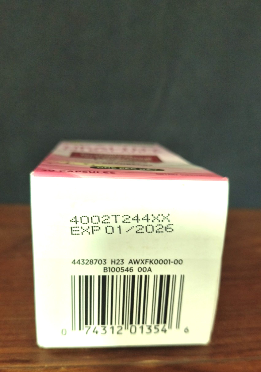 Natures Bounty Optimal Solutions HAIR pH BALANCE 30 capsules Cranberry 01/2026