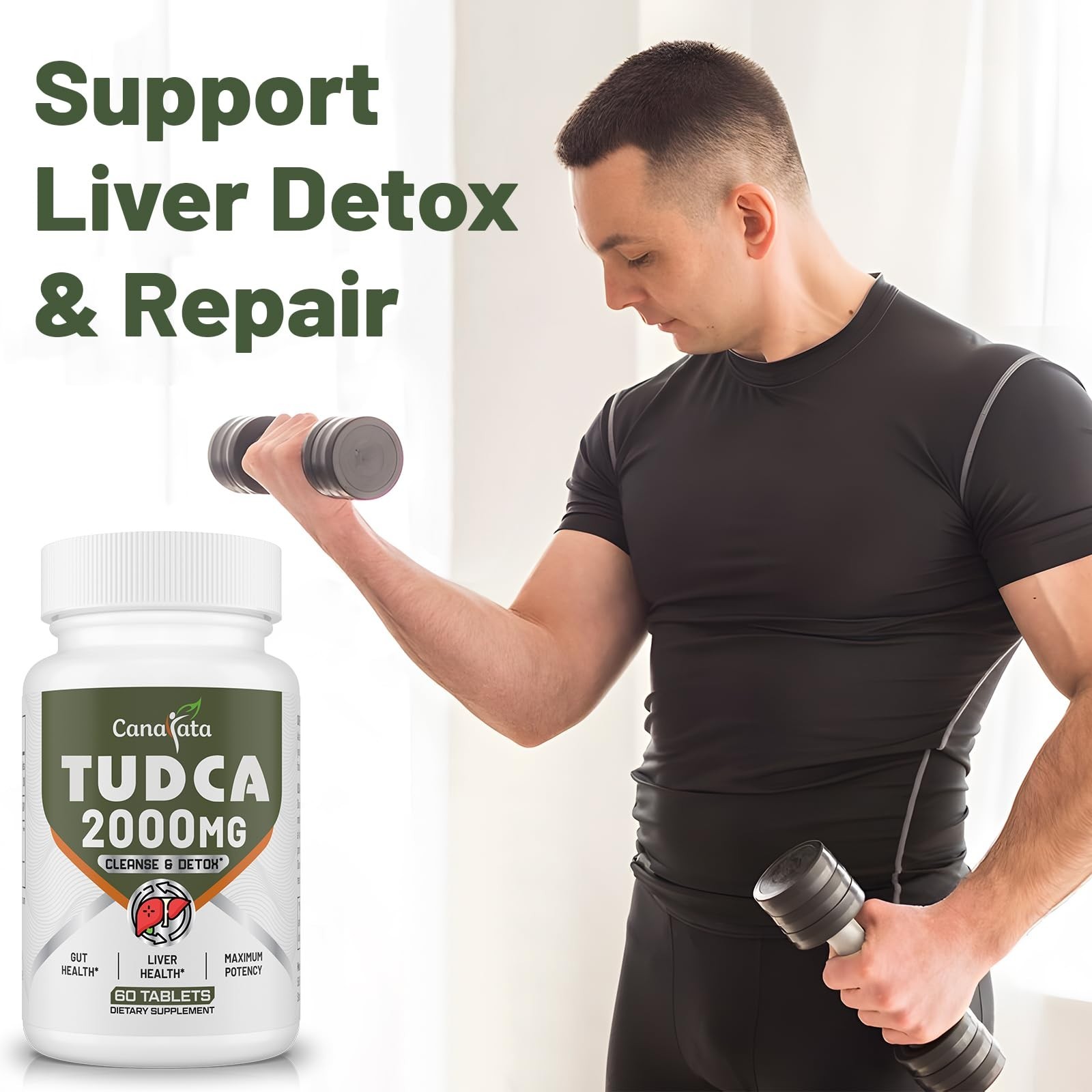 Liver Detox Supplements 2000mg – Bile Salts for Liver & Gallbladder Health – 60
