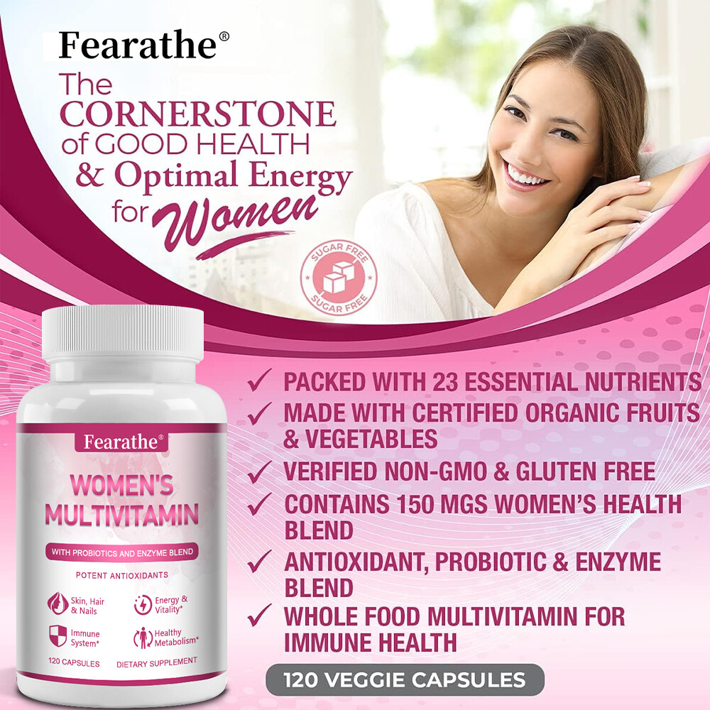 600mg Probiotic w/ Prebiotics Multi Fiber Blend Supplement For Women’s Daily US