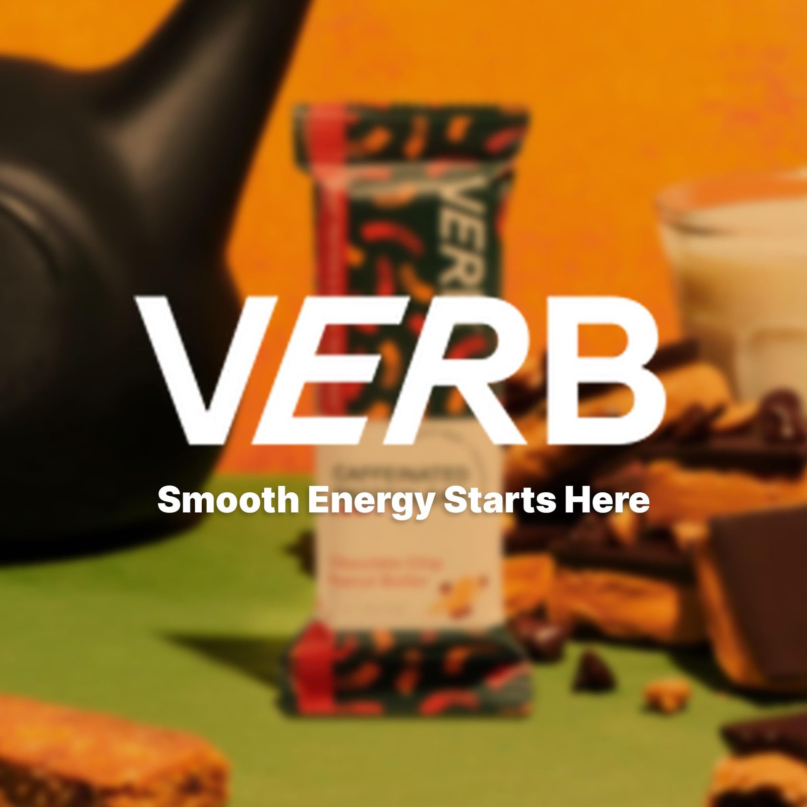 Verb Energy – Caffeinated Protein Bars Chocolate 1 count (Pack of 12), brown