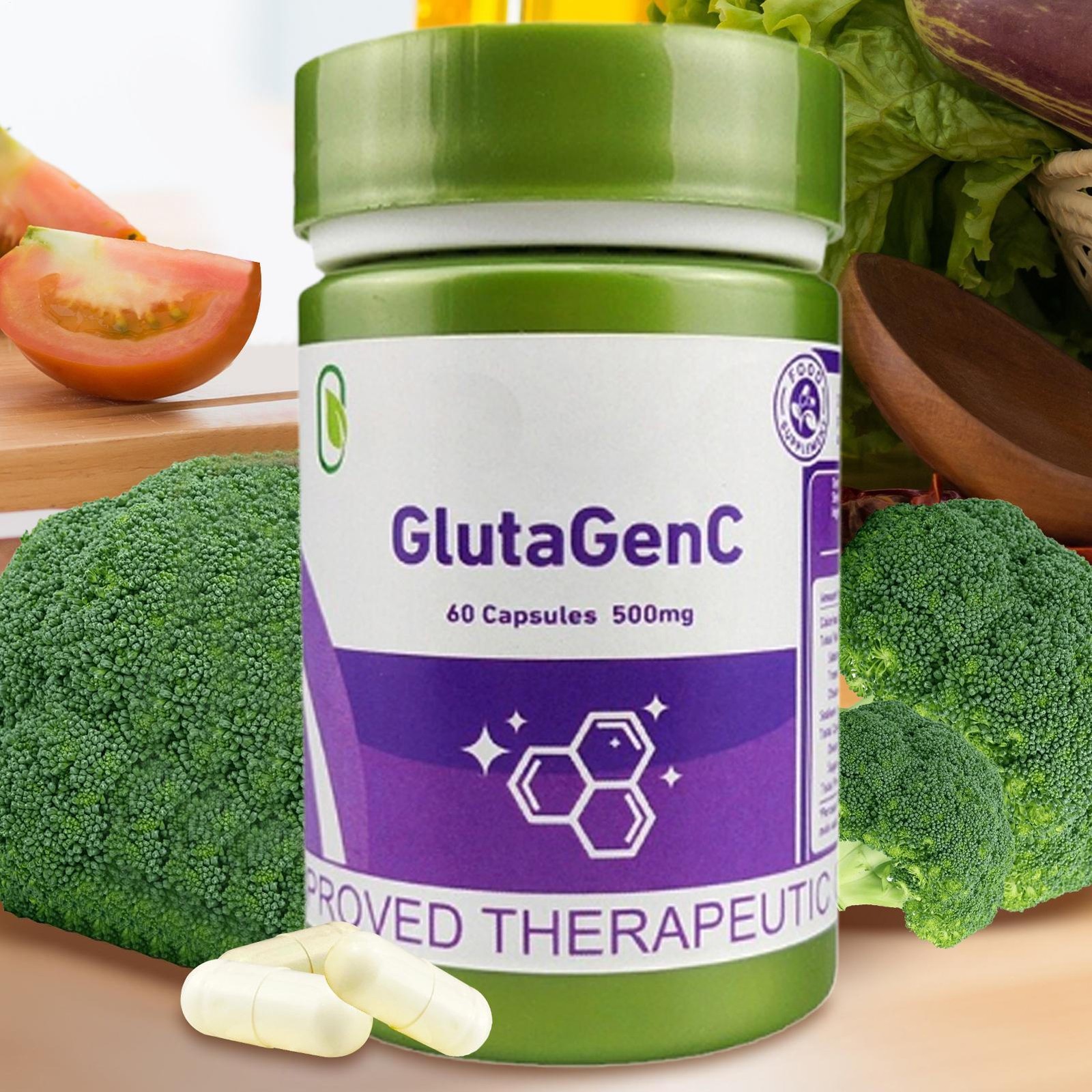 Glutathione GlutaGenC – 60 Capsules