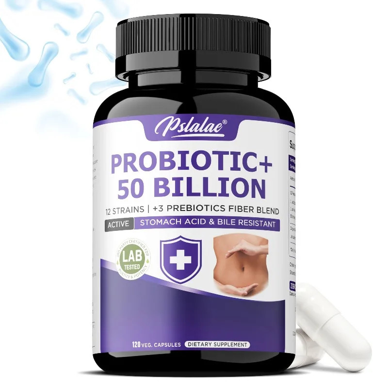 Probiotic+ 50 Billion 120pcs – Balances Intestinal Flora, Intestinal Digestion