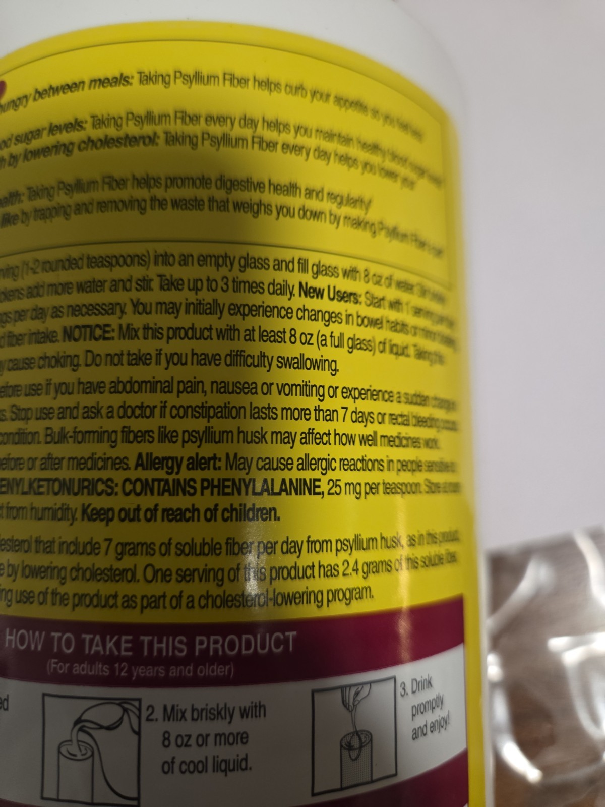 Kirkland Signature Psyllium Fiber Sugar Free Powder Orange 02/2027 2 Bottles