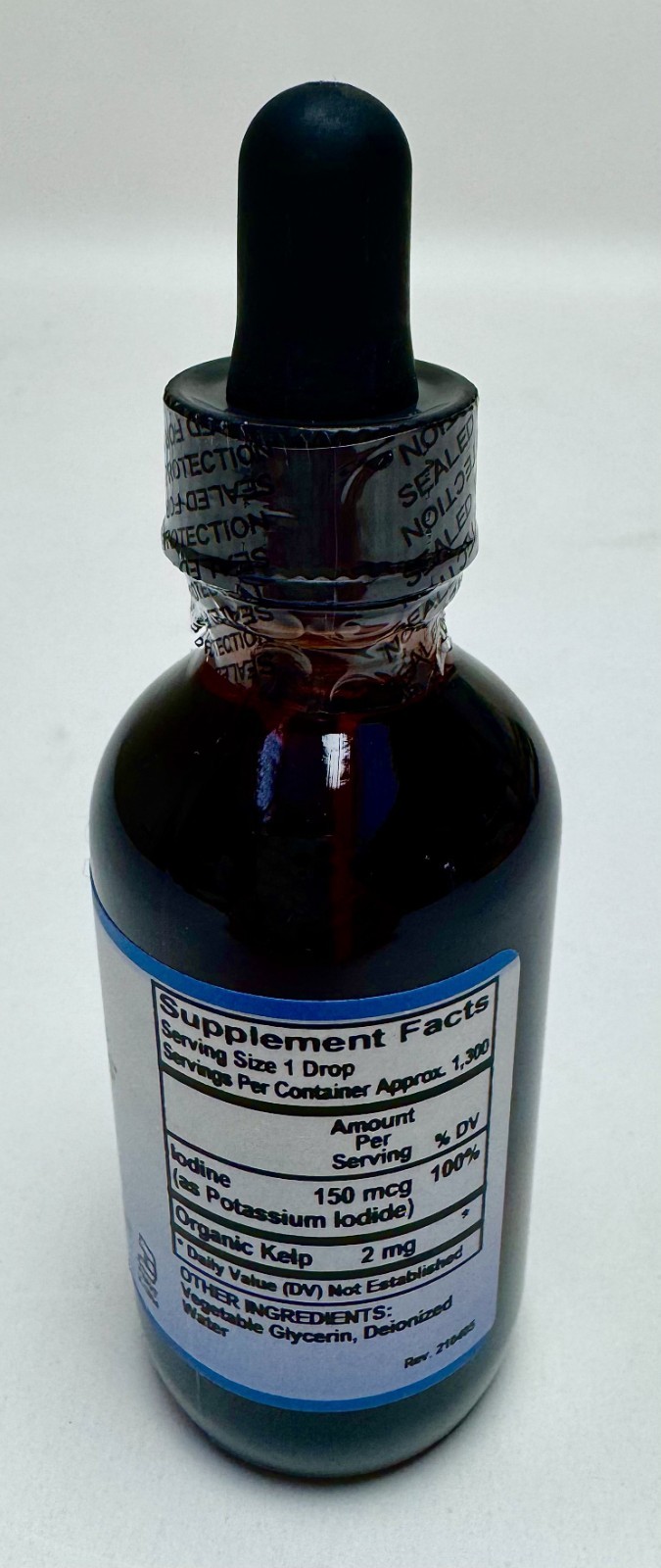 Pure Mountain Liquid Iodine Supplement /w Kelp 2oz 150mcg Organic Kosher SEALED