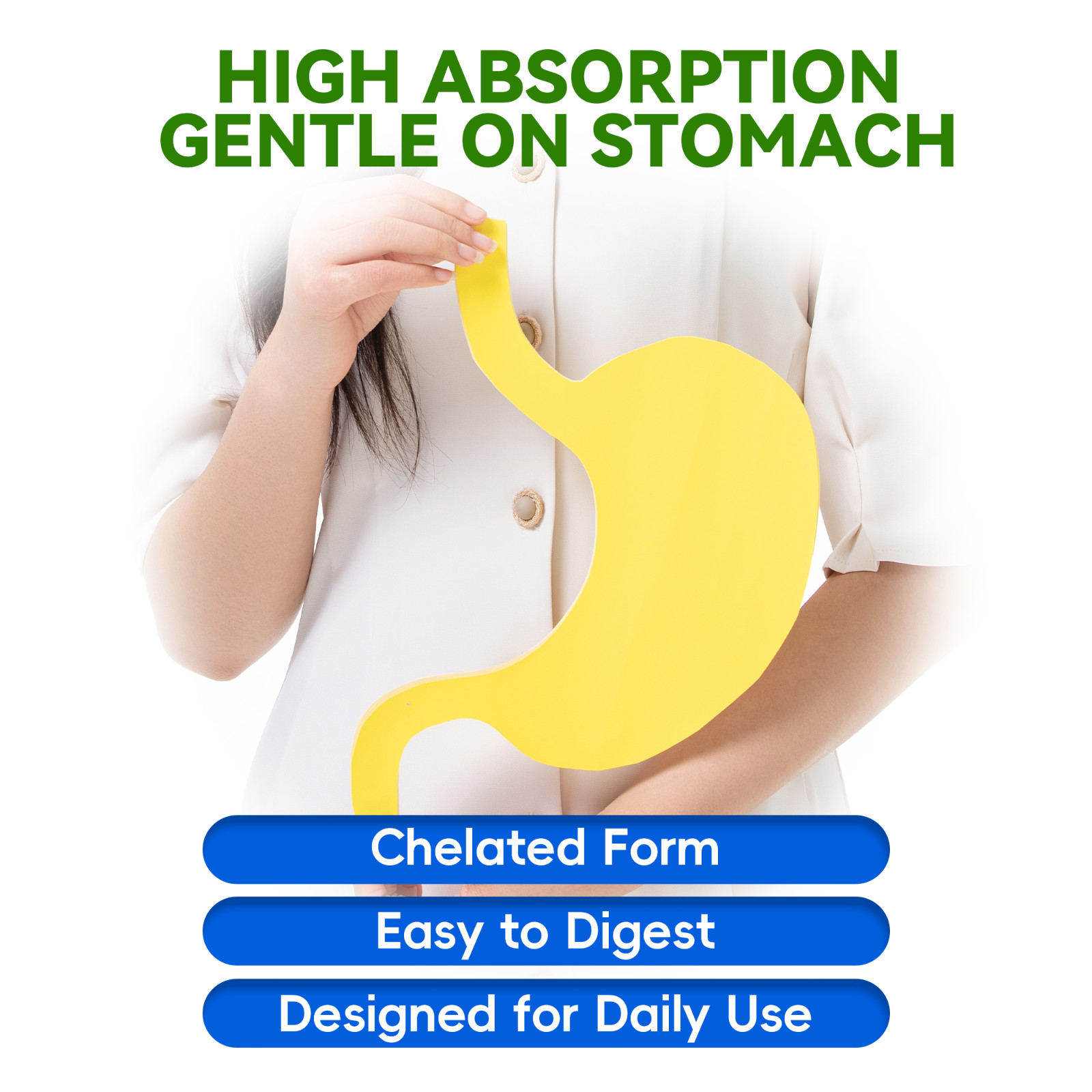 Magnesium Glycinate 1500 mg | 240 Vegan Capsules | High-Absorption Non-GMO