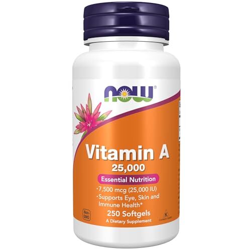 NOW FOODS Vitamin A 25,000 – 250 Softgels
