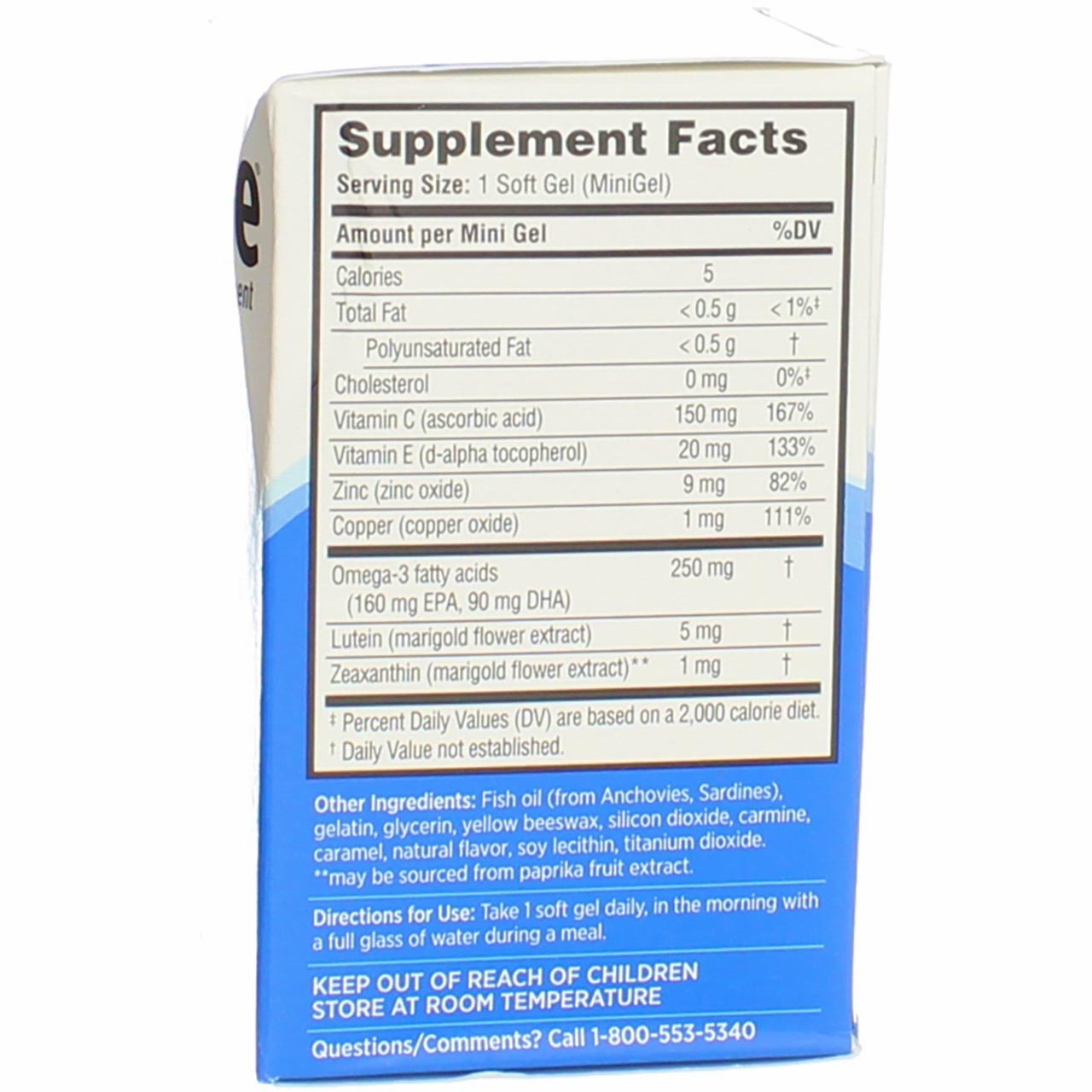 Bausch & Lomb Ocuvite Eye Health Formula Eye Vitamin & Mineral Supplement Sof…