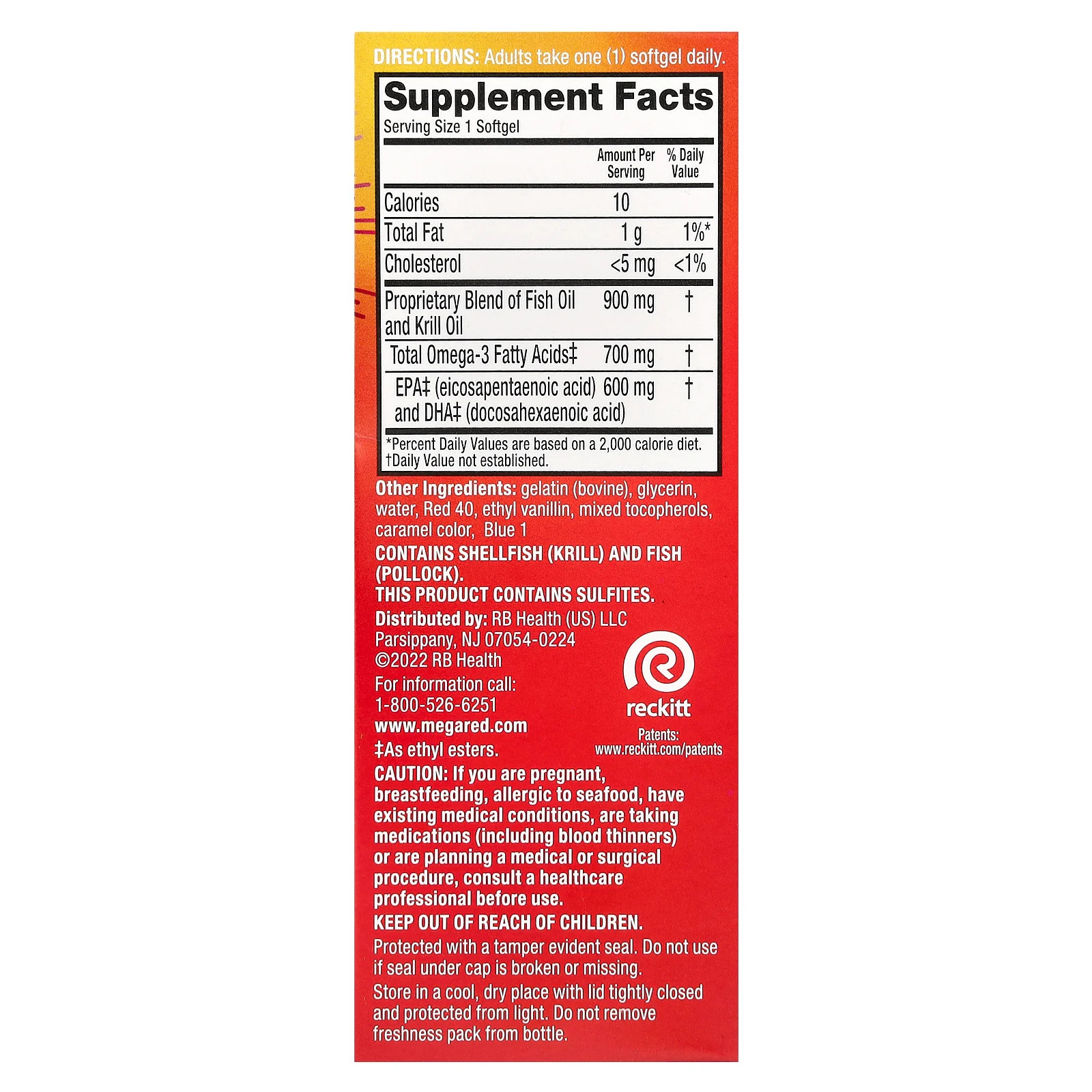 MegaRed, Advanced 4 In 1 Omega-3s, Extra Strength, 900 mg, 40 Softgels