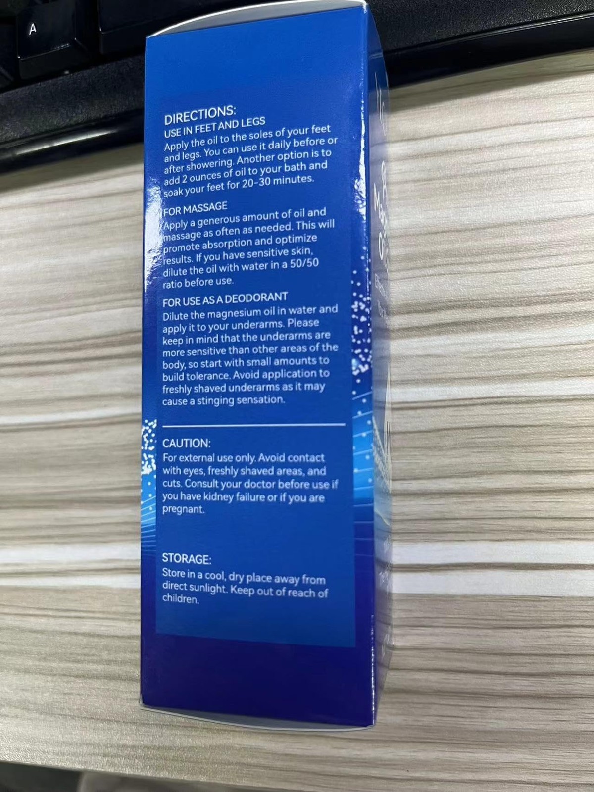 NVXNMSD Magnesium Oil Spray – Pure – 2 Fl Oz (Pack of 1), Blue