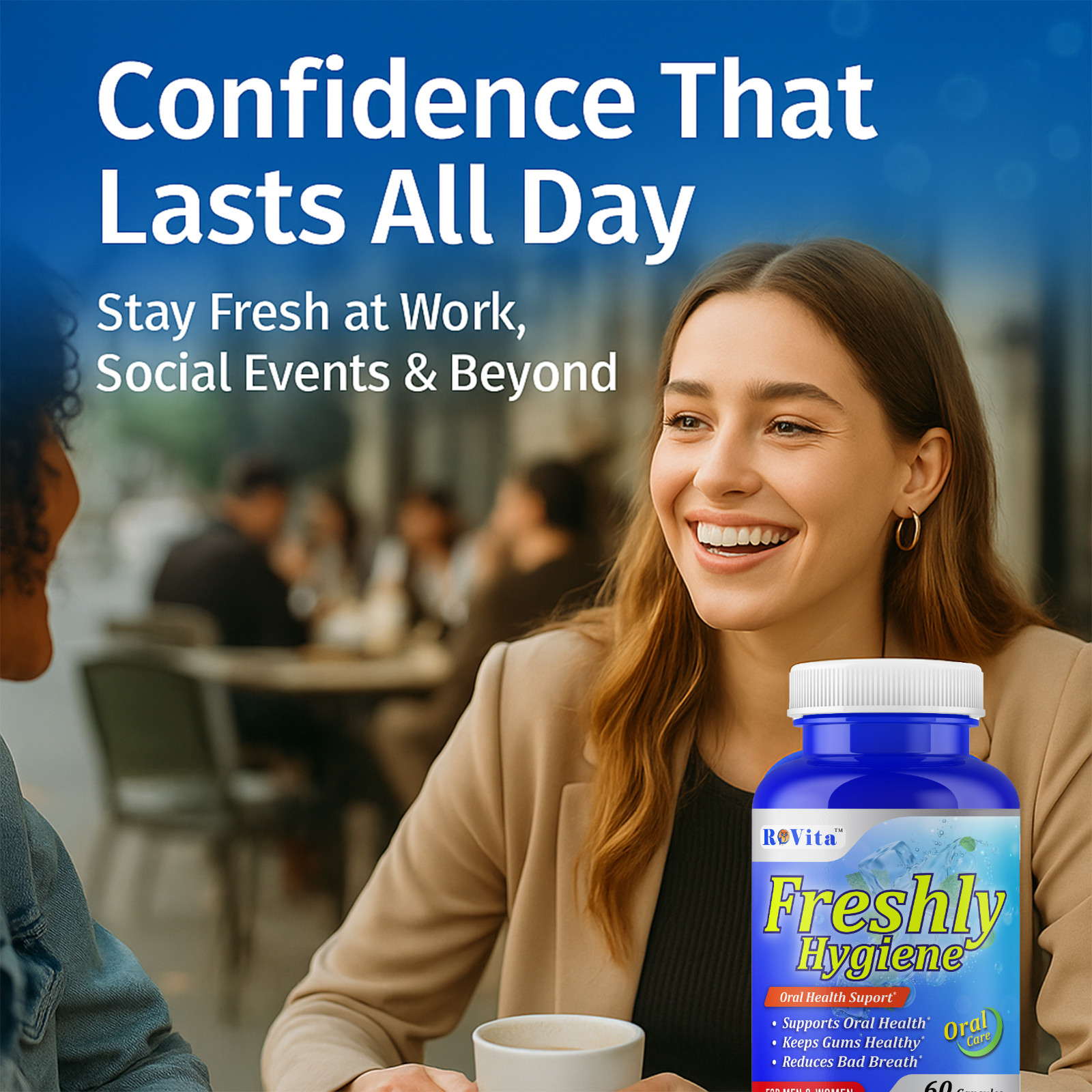 Oral Breath Freshener Dental Probiotics –Oral Health Supplement for Fresh Breath