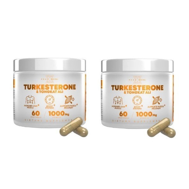NEW LUXRY Peak Turkesterone Revival X 1K Mg Capsule Count Health Formula Natural