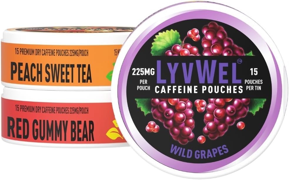 Energy Management: 225mg Caffeine Pouches – Focus & Energy Without Nicotine