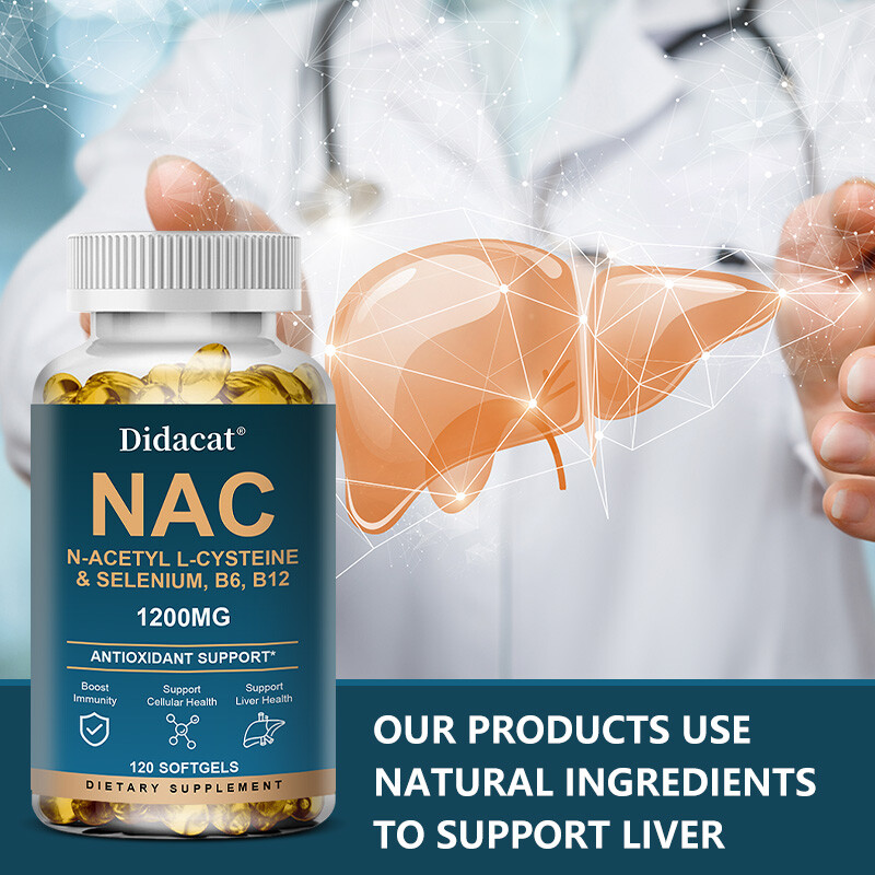 N-Acetyl L-Cysteine (NAC) 1200mg | 30 to 120 Capsules Max Strength Veg Caps