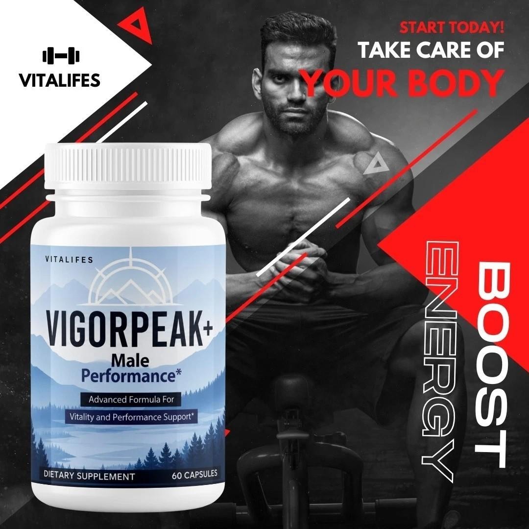 (5 Pack) Vigor Peak+ Advanced Male Max Support Supplement Vigorpeak 60 Capsules
