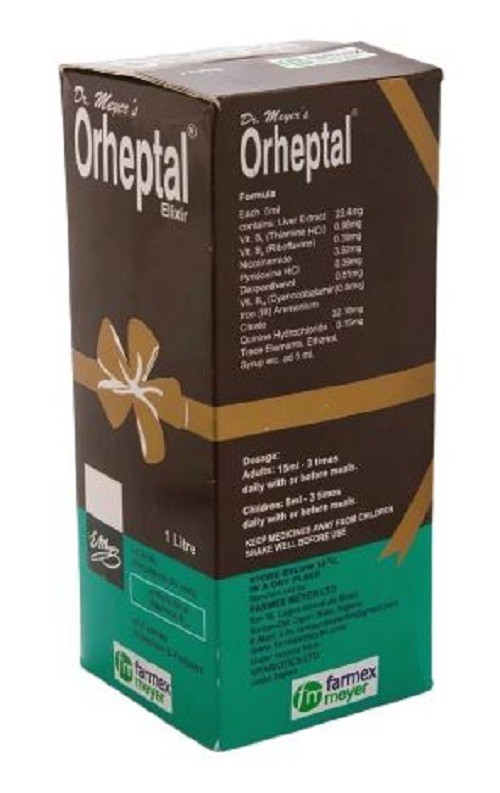 ORHEPTAL Elixir Blood Tonic (1 Liter)- For Premium Blood Support & Health
