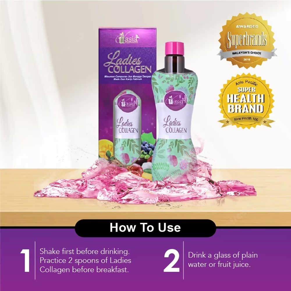 1-6x Ladies Collagen Drink for Women Jamu VAsia Replenish Collagen Anti Aging