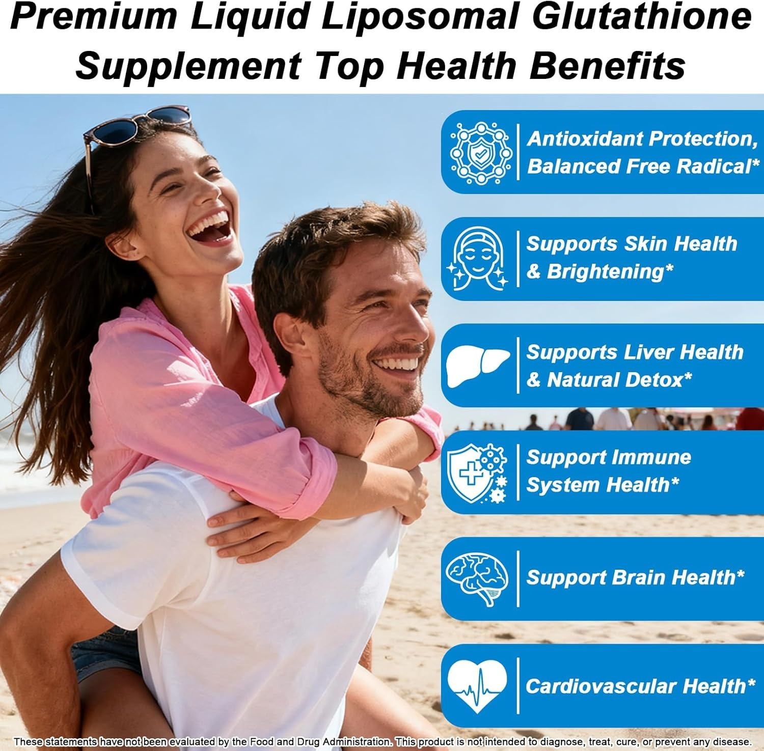 Liposomal Glutathione, Extra Strength Glutathione Supplement Liquid w. AloeVera