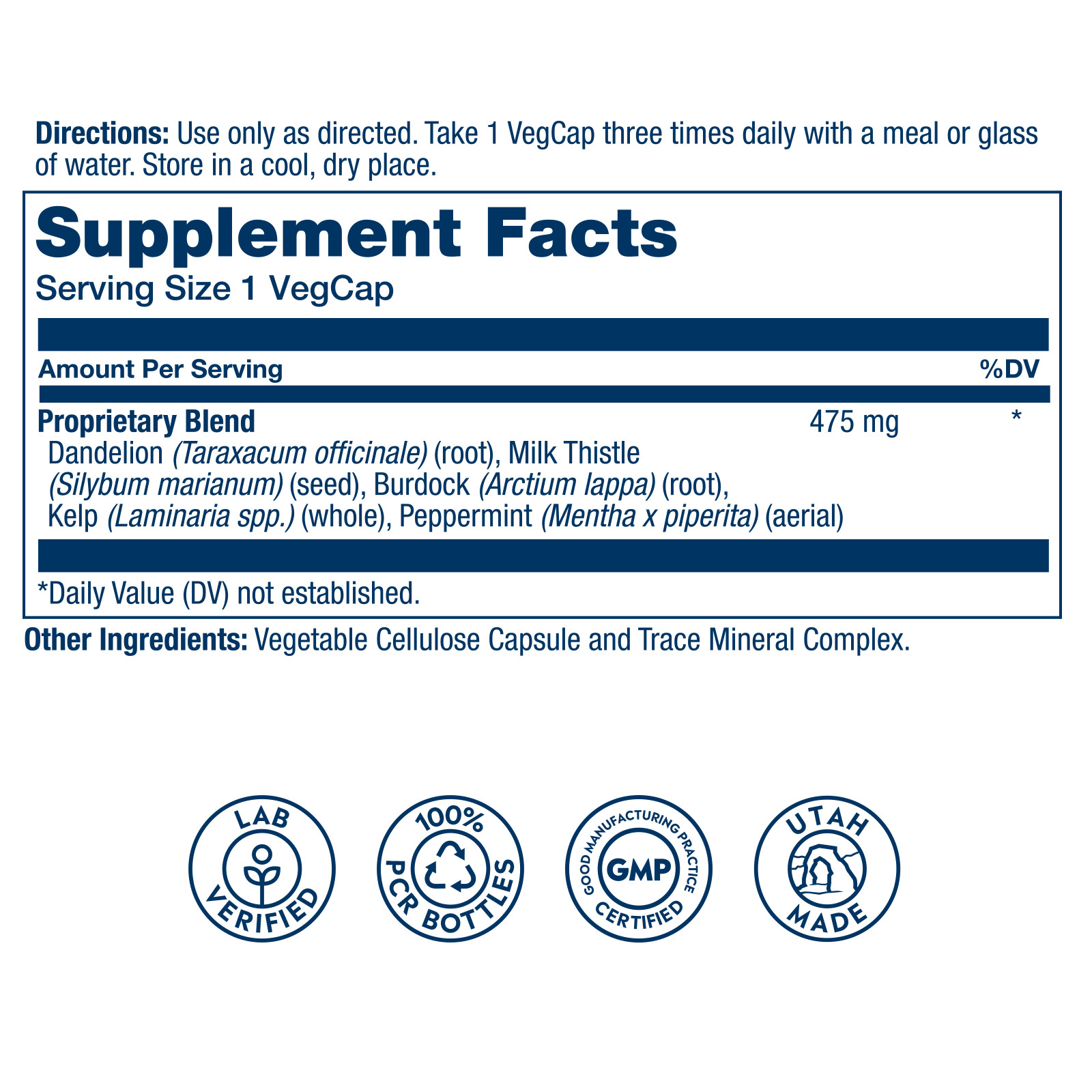 Solaray Liver Blend SP-13 | 100 VegCaps