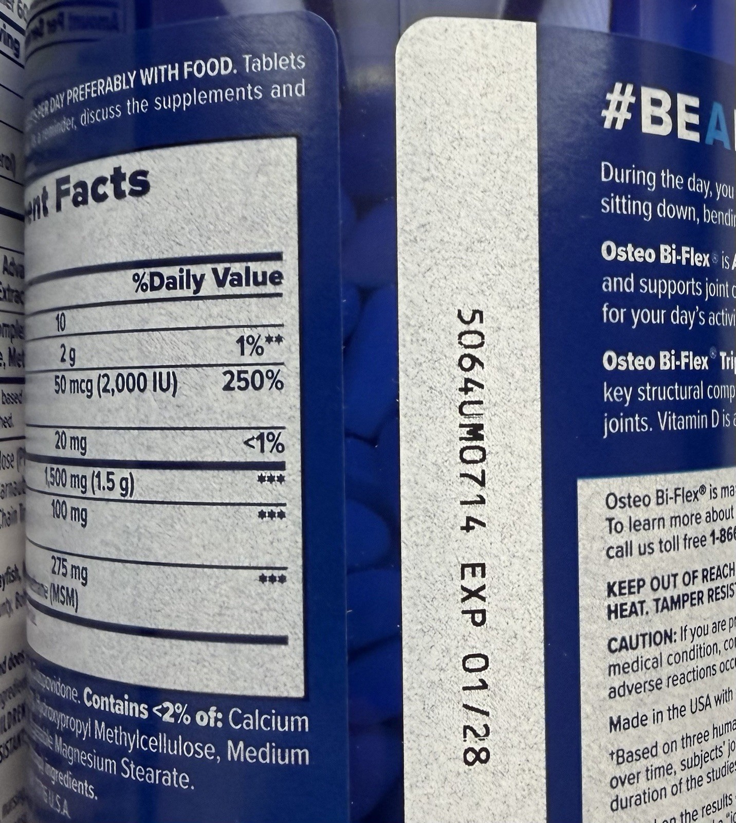 Osteo Bi-Flex Triple Strength Glucosamine Joint Supplement 120 Coated Tablets